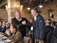 Elena Donazzan (FdI), Roberto Marcato (Lega) e Flavio Tosi (FI)