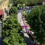 La Monselice in rosa in una foto d'archivio