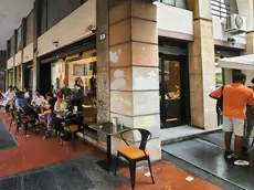 Il bar dove è avvenuta la rissa