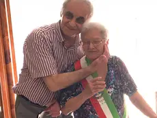 Antonio Giraldo con la madre Maria Farrugia