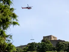 Le operazioni con l'elicottero