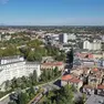 Un’immagine panoramica di Abano Terme