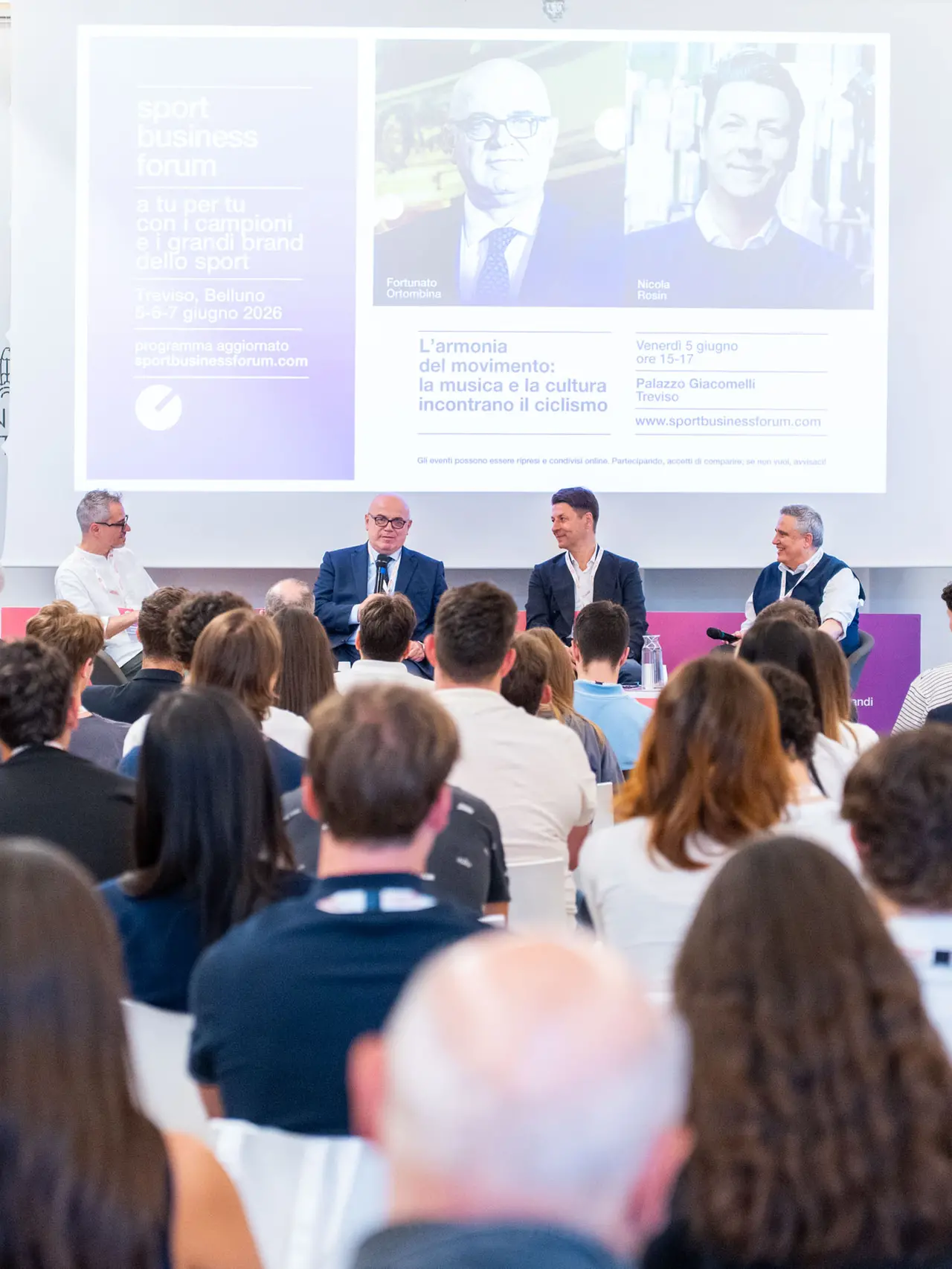 Uno degli incontri della tappa trevigiana di Sport Business Forum
