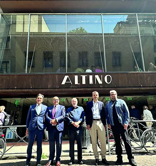 Da sin. Giordani, Carraro, Colasio, Baronchelli, Tutta