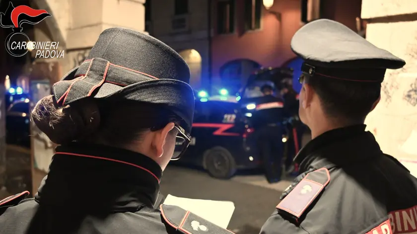 Un intervento dei carabinieri alla Guizza