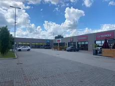 Il parcheggio dove è avvenuto il furto