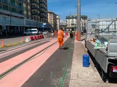 I lavori in piazzale Stazione a Padova