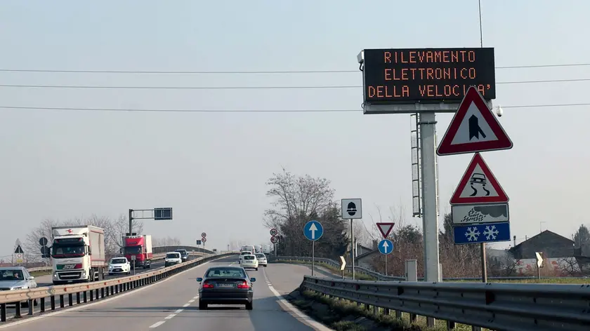 Uno degli autovelox della tangenziale di Padova