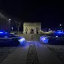 Volanti della Polizia al Portello