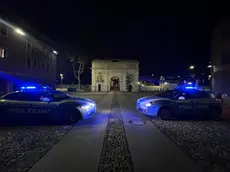 Volanti della Polizia al Portello