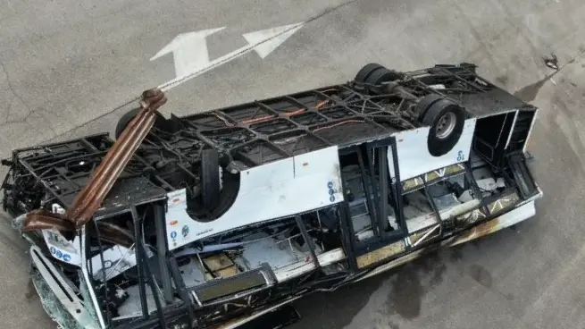 Il bus della strage di Mestre