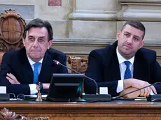 Il sindaco e presidente della provincia Sergio Giordani e il suo vice Daniele Canella