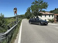 L'incrocio di via Cavalcaressa a Cinto Euganeo (foto Piran)