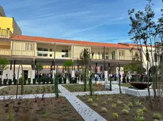 L'inaugurazione del complesso (foto Bianchi - Fossella)