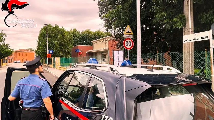 L'intervento dei carabinieri della sezione di Monselice