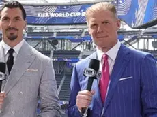 Alexi Lalas (a sinistra) con Zlatan Ibrahimovic