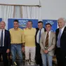 Roberto Vannacci con gli ultimi innesti in Futuro Nazionale: il terzo da destra è il veneto Gianangelo Bof