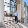 Il sindaco Franco Ennio provvede all’apertura del percorso