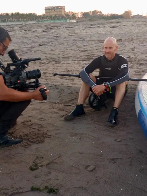 Le riprese del film "Come l’acqua del fiume Brenta" di Francesco Leitner con protagonista Nicola Zamuner
