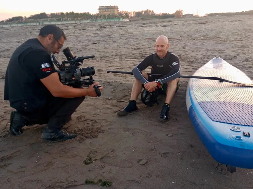 Le riprese del film "Come l’acqua del fiume Brenta" di Francesco Leitner con protagonista Nicola Zamuner