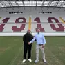 Antonio Calabro con Francesco Peghin all'Euganeo