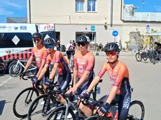 Atleti del Veneto Project Team prima di una gara