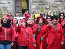 Una manifestazione contro la violenza sulle donne