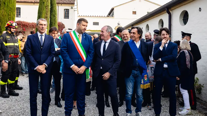 Da sinistra De Poli, Canella, Zaia, Giordani e Stefani