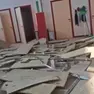 Il controsoffitto crollato della scuola primaria “Savio” di Terraglione, a Vigodarzere