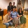 L'autrice Sabrina Boscaro al centro