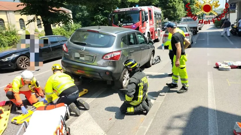 L'intervento dei vigili del fuoco (credit: vdf)