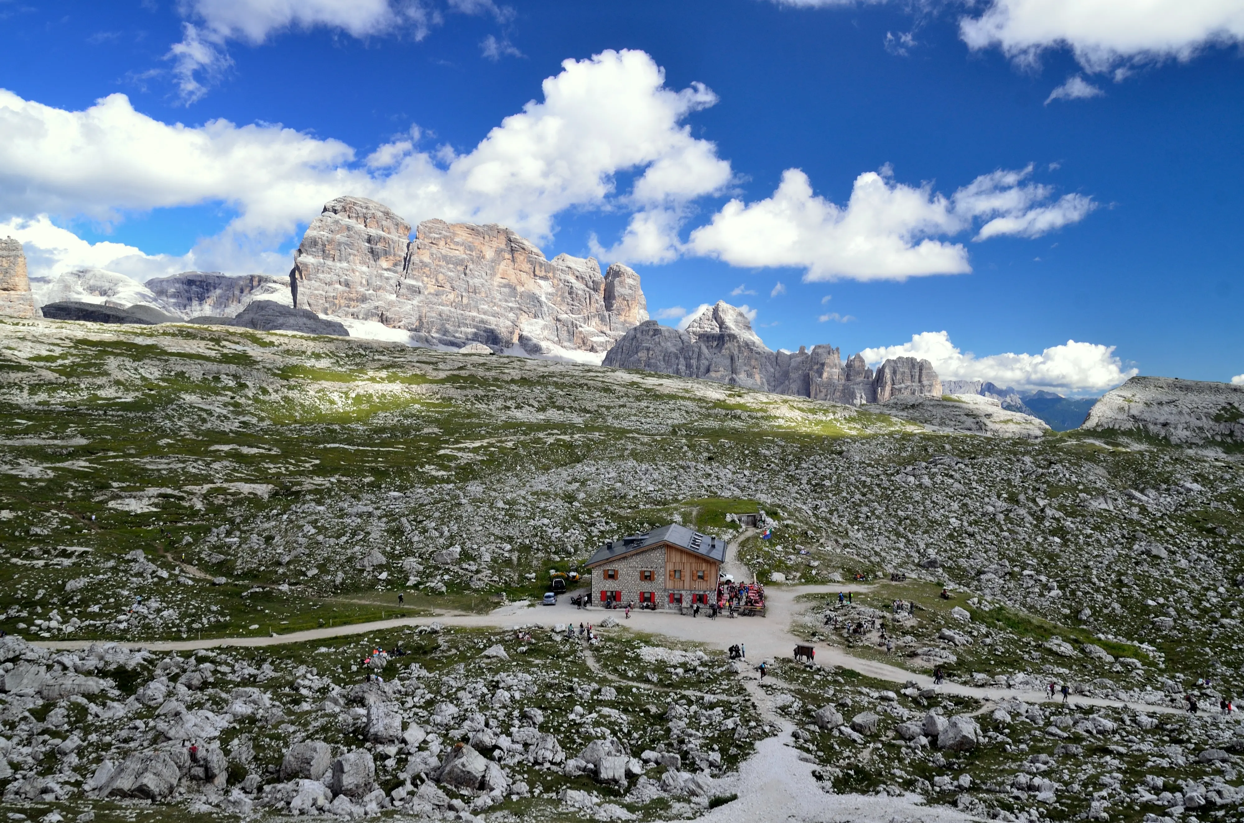 Il rifugio Lavaredo