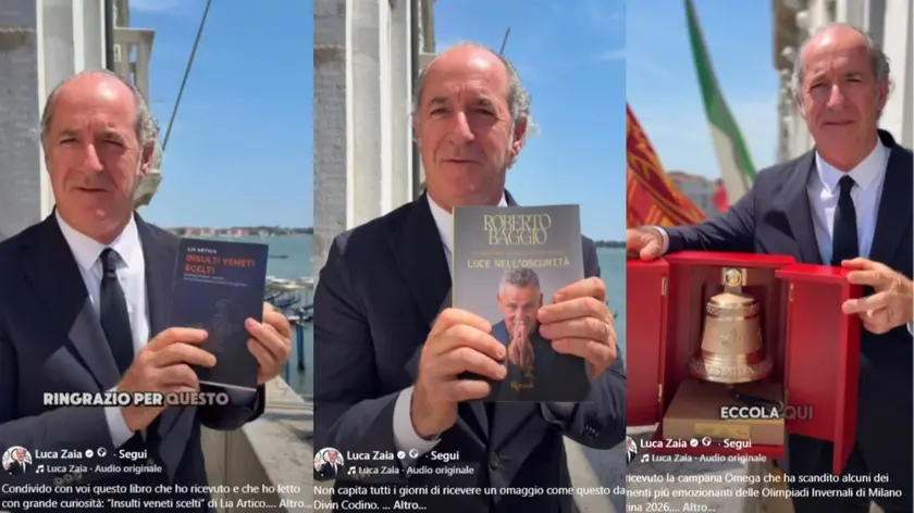 L'ex presidente della Regione Veneto tramite i suoi canali social