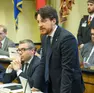 Il presidente della Regione Veneto Alberto Stefani