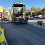 Cantieri per le asfaltature in centro a Padova