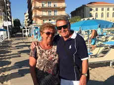 Gianfranco Bernardi con la moglie