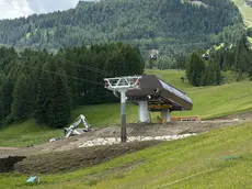 La stazione di monte della cabinovia Apollonio-Socrepes