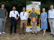 La presentazione del bilancio sostenibilità Alì con il presidente GianniCanella, il vicesindaco di Padova Bressa e l’assessora regionale Venturini