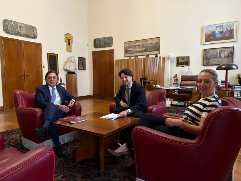 Il summit tra il presidente della Regione Stefani, il sindaco Giordani e la rettrice Mapelli