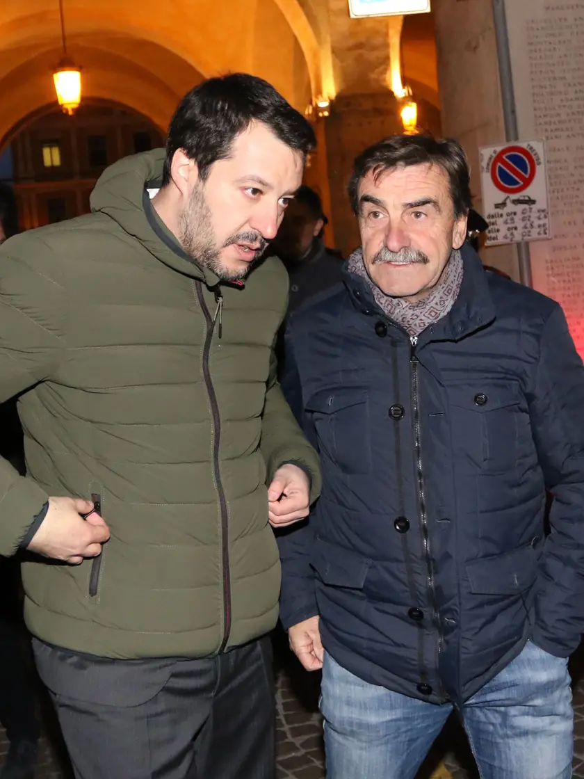 Matteo Salvini e Gianantonio Da Re