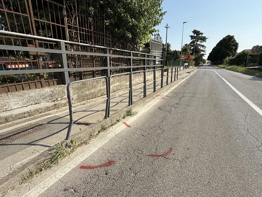 Il luogo dell'incidenete stradale