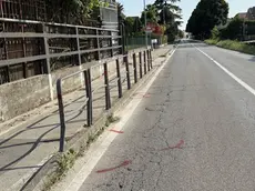 Il luogo in cui sono stati investiti mamma e bimbo in bici, a Sant'Angelo di Piove