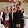Lo staff del ristorante Antica Quercia di Solesino