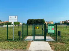 La nuova area di sgambamento a San Giorgio in Bosco