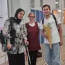I due gemelli palestinesi Rahaf e Mohammed subito dopo l’orale