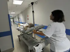 Un'infermiera in un ospedale: aumentano gli accessi al Pronto soccorso a causa del caldo