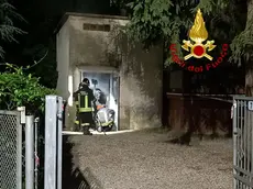 L'intervento dei vigili del fuoco alla Guizza