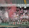 Tifosi in curva all'Euganeo