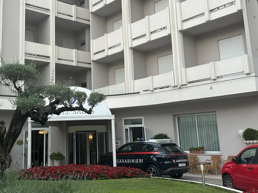 L'ingresso dell'Hotel Salus ad Abano Terme (Foto Piran)