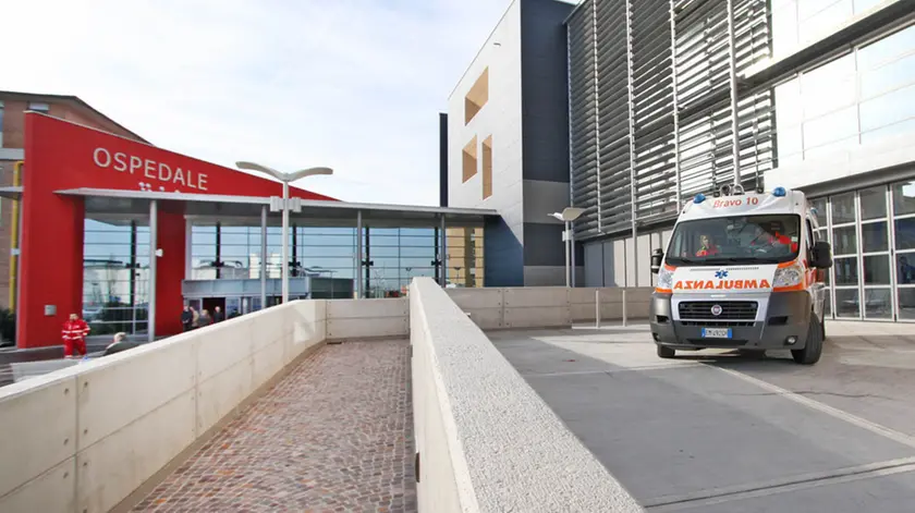 Ambulanza al Pronto soccorso di Cittadella
